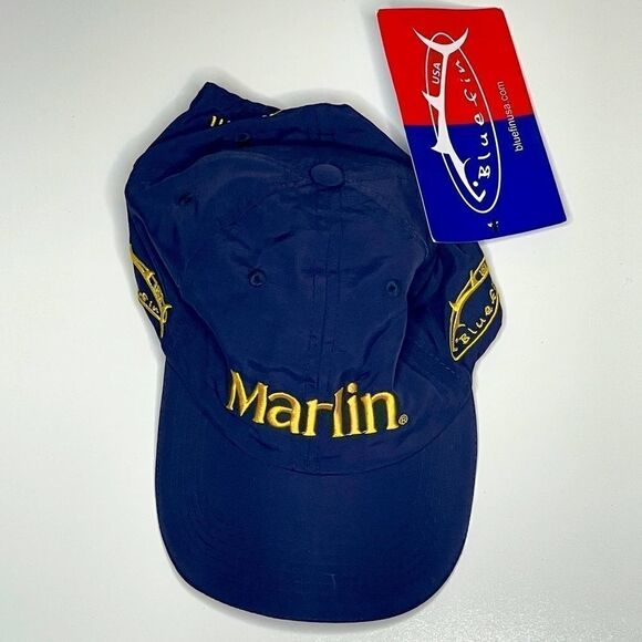 Blue Fin Marlin Blue-Gold Ball Cap - Picture 4 of 6
